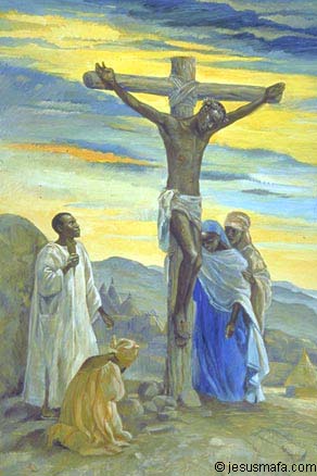 JohnMaryJesusCross_African