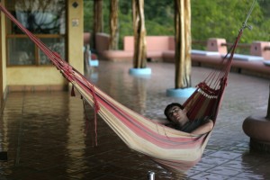 "Hammock nap on patio"  by Michael Nutt from New York, US - David asleep in hammock.  Licensed under C  C BY-SA 2.0 via Wikimedia Commons 