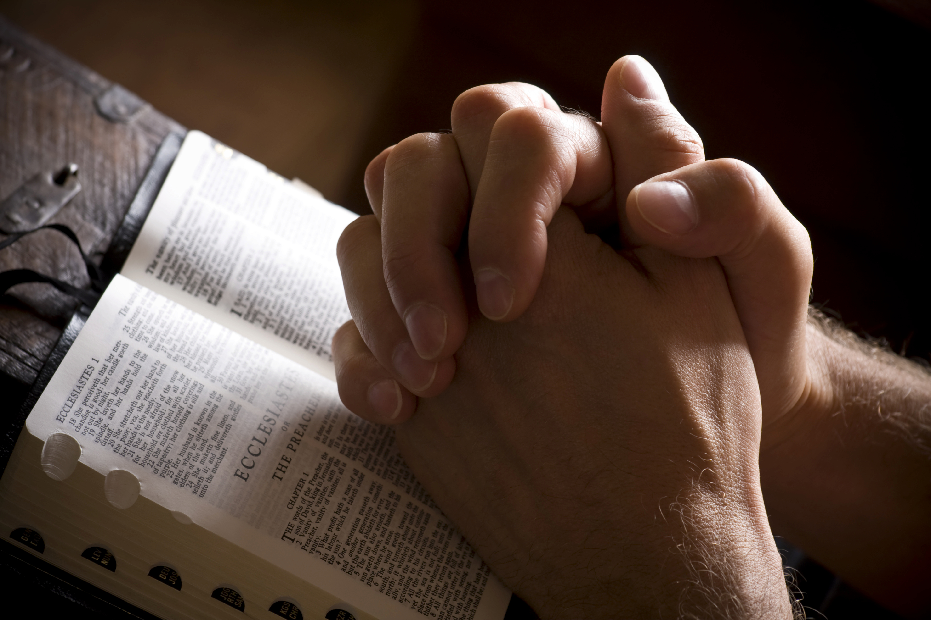 Open Prayer Hands Tattoo with Bible Verse - wide 2