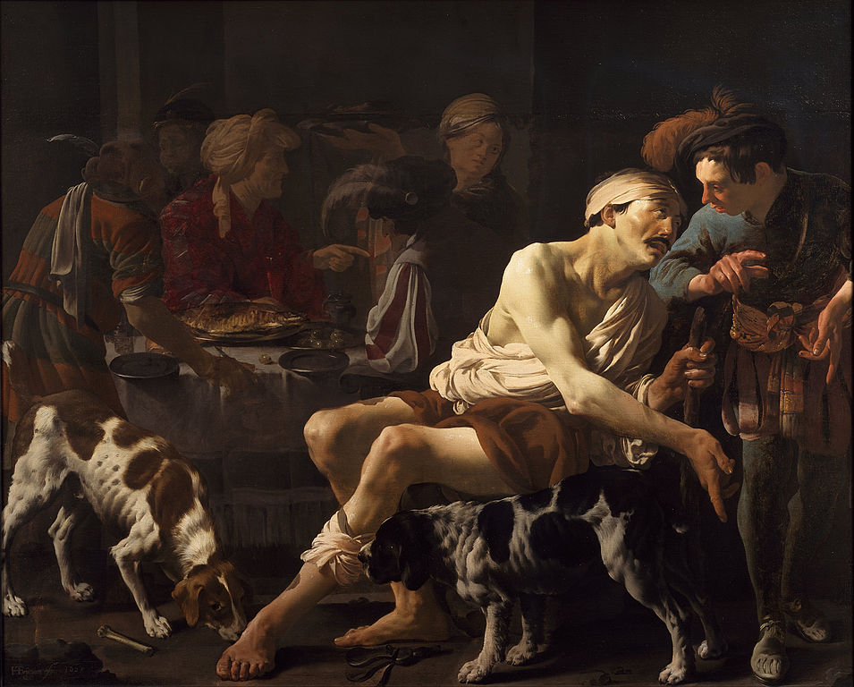 The Rich Man and the Poor Lazarus by Hendrick ter Brugghen
