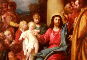 Christ Showing A Little Child As The Emblem Of Heaven by Benjamin West